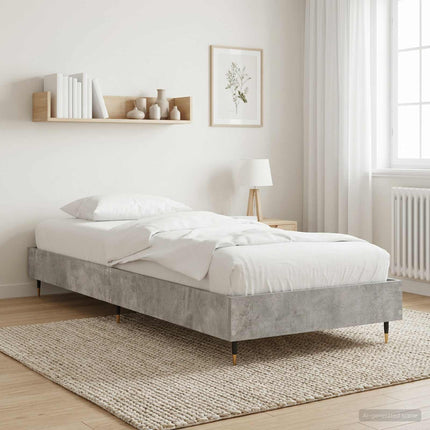 Sengestel Betongrå 80 x 200 cm Konstrueret træ