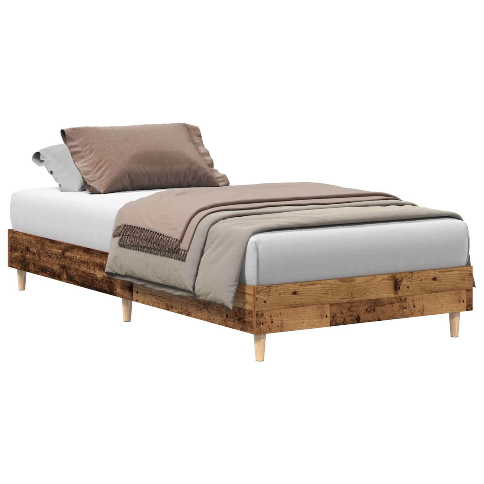 Sengestel Gammelt træ 80 x 200 cm Konstrueret træ