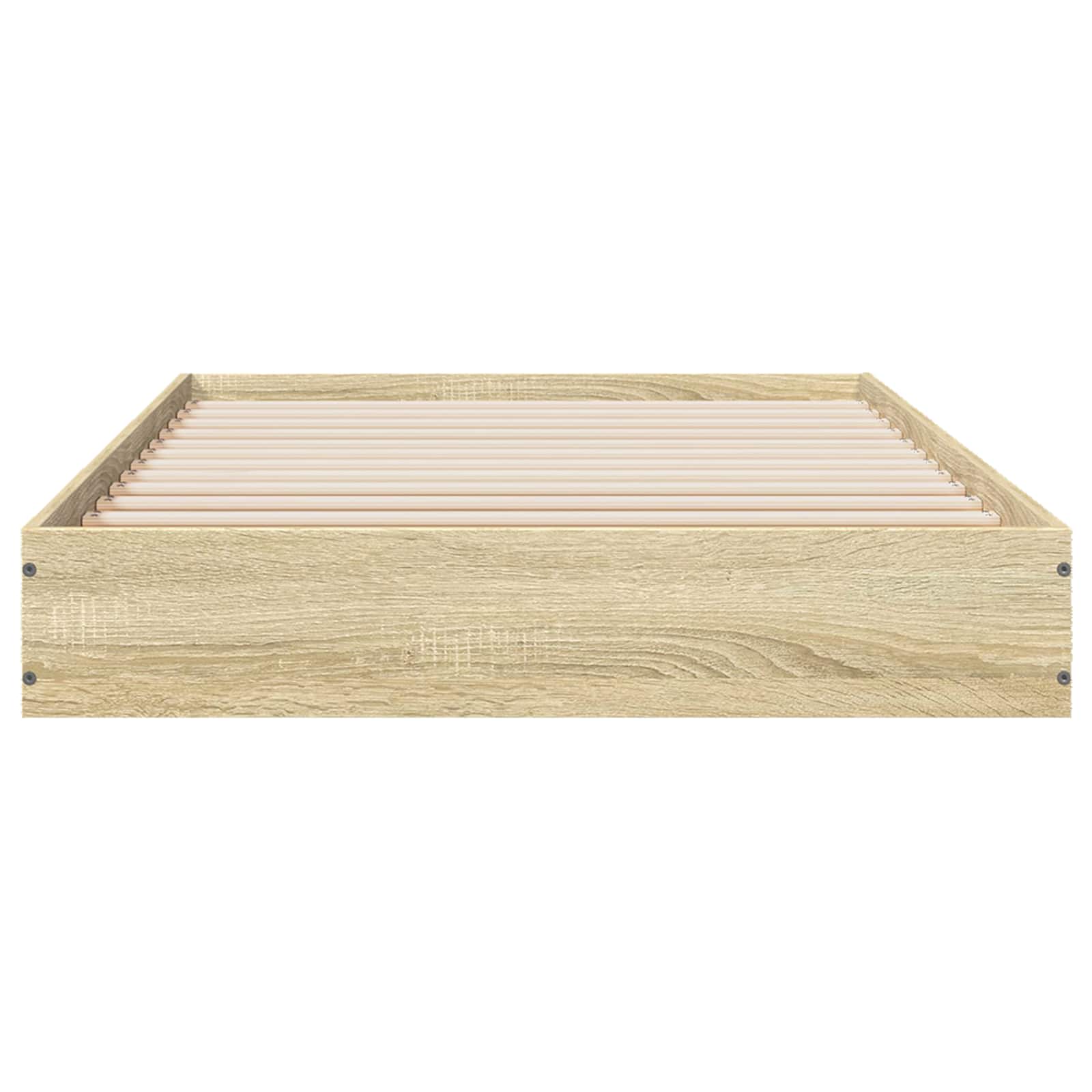Gulvsengramme Sonoma-eg 80 x 200 cm Konstrueret træ