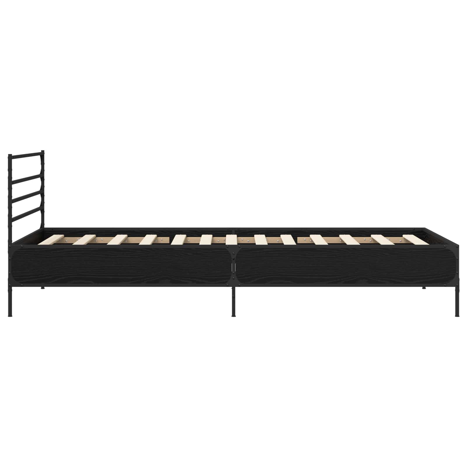 Sengestel Sort eg 80 x 200 cm Konstrueret træ