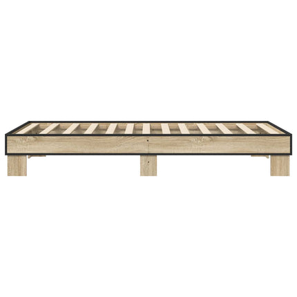 Sengestel Sonoma-eg 80 x 200 cm Konstrueret træ