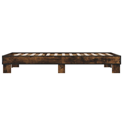 Sengestel Røget eg 80 x 200 cm Konstrueret træ