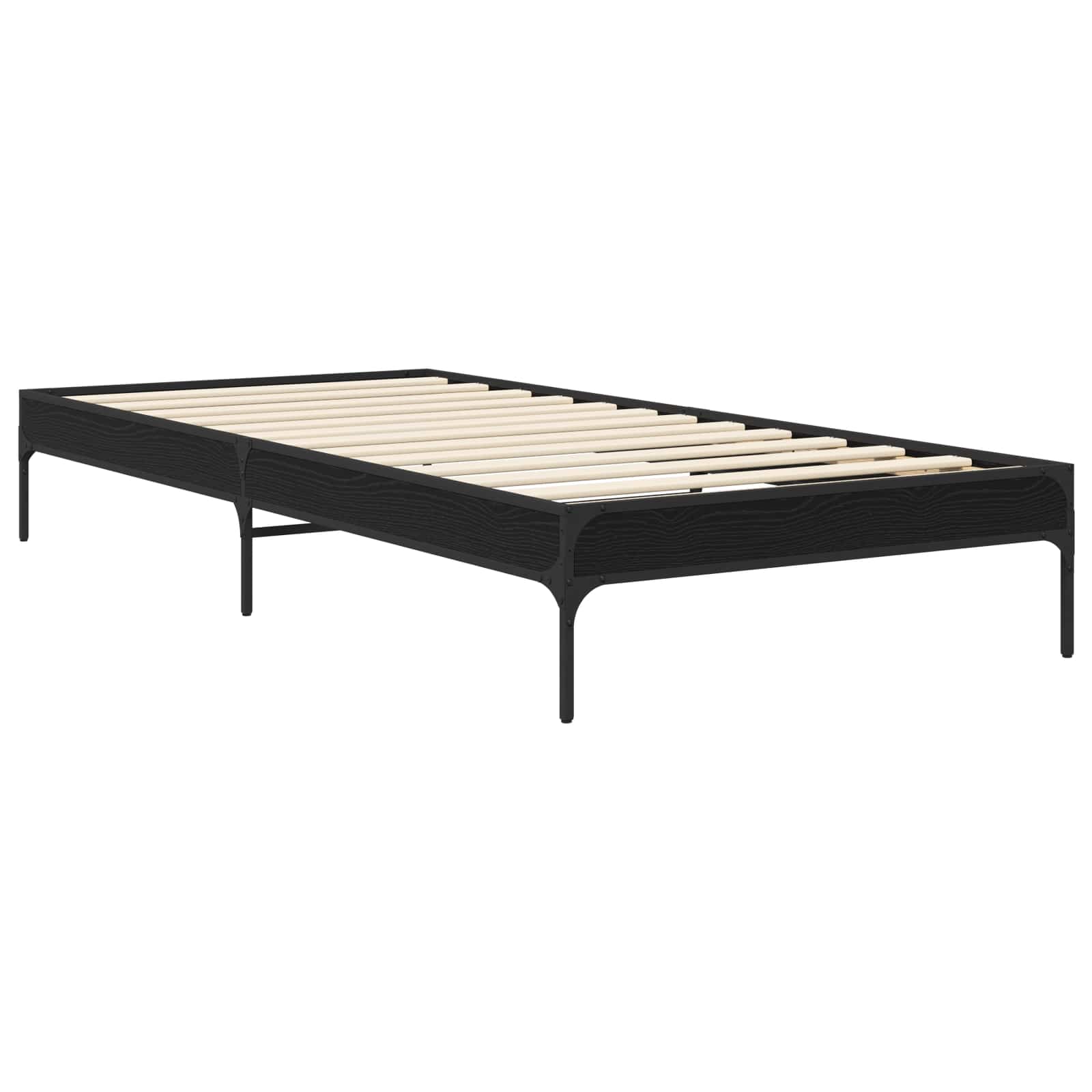 Sengestel Sort eg 80 x 200 cm Konstrueret træ