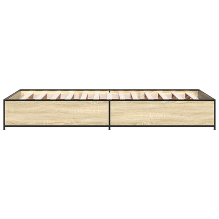 Sengestel Sonoma-eg 80 x 200 cm Konstrueret træ