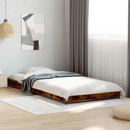 Sengestel Røget eg 80 x 200 cm Konstrueret træ