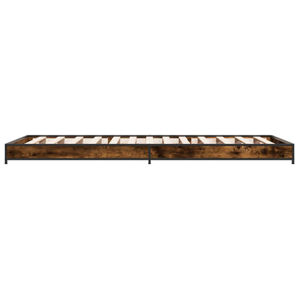 Sengestel Røget eg 80 x 200 cm Konstrueret træ