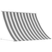 Markise Anthracit og hvid 150 x 150 cm