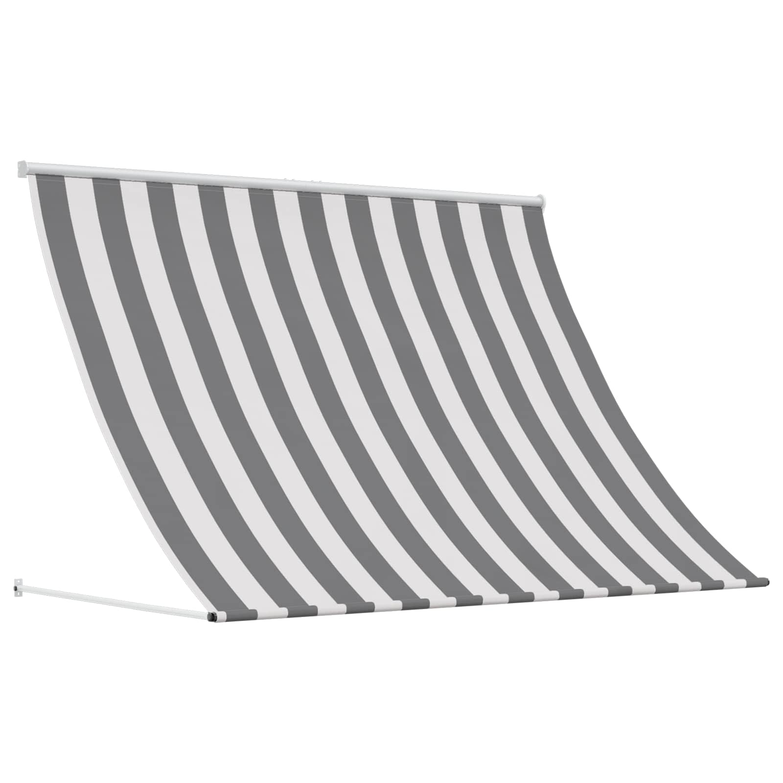 Markise Anthracit og hvid 200 x 150 cm