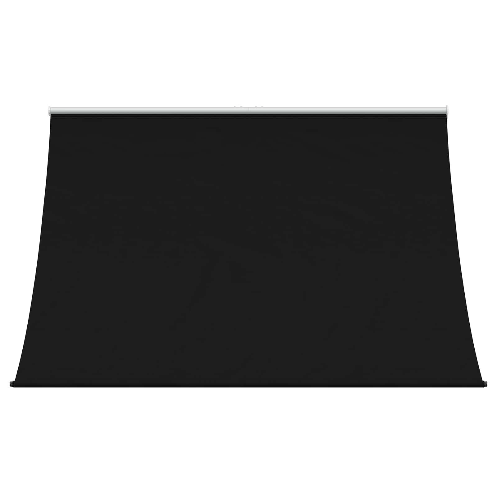 Markise Sort 350 x 150 cm 180 g / m² polyester med PU-belægning