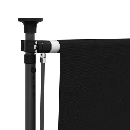 Udendørs Rullegardin Sort 100 x 270 cm