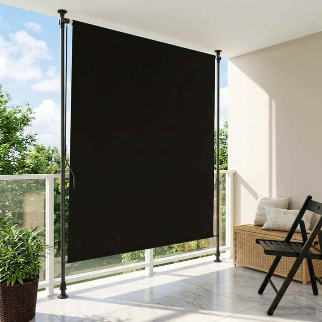Udendørs Rullegardin Sort 200 x 270 cm