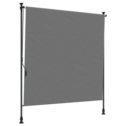 Udendørs Rullegardin Lysegrå 200 x 270 cm