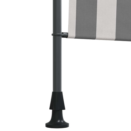 Udendørs Rullegardin Anthracit og hvid 100 x 270 cm