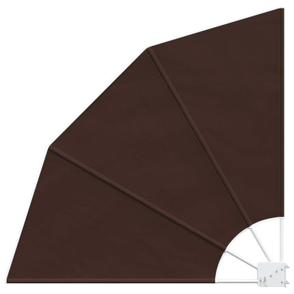 Balkon Afskærmning 140 x 140 cm Polyester Brun