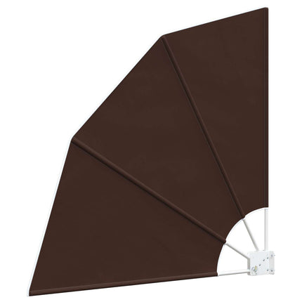 Balkon Afskærmning 140 x 140 cm Polyester Brun