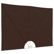 Balkon Afskærmning 240 x 160 cm Polyester Rektangulær Brun