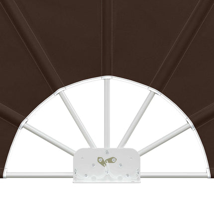 Balkon Afskærmning Ø 400 cm Polyester Brun