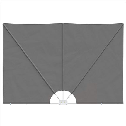 Balkon Afskærmning 150 x 300 cm Polyester Rektangulær Lysegrå
