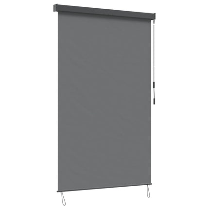 Rullegardin Lysegrå 120 x 250 cm Stof og Aluminium