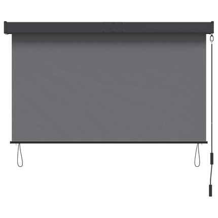 Rullegardin Lysegrå 120 x 250 cm Stof og Aluminium