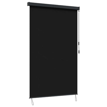 Rullegardin Sort 140 x 250 cm Stof og Aluminium