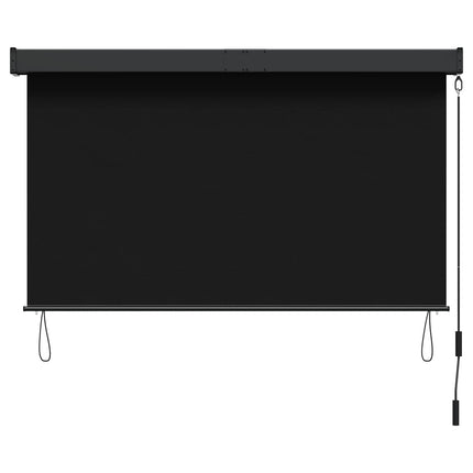 Rullegardin Sort 140 x 250 cm Stof og Aluminium
