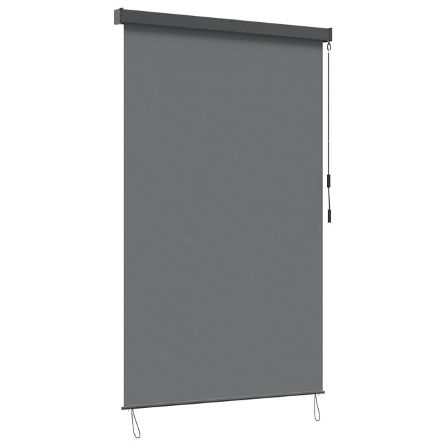 Rullegardin Lysegrå 160 x 250 cm Stof og Aluminium