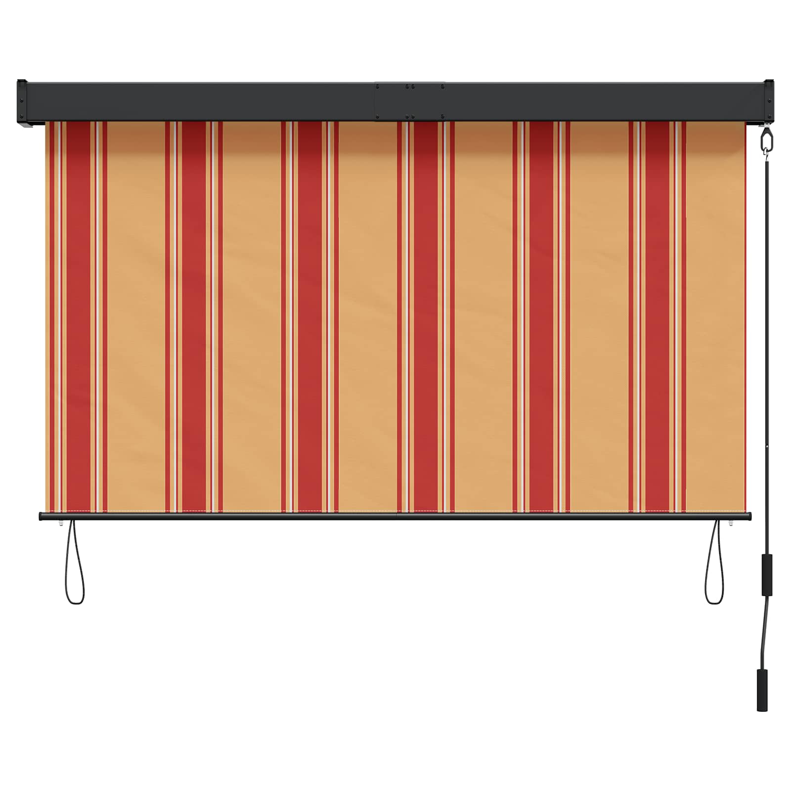 Rullegardin Flerfarvet 160 x 250 cm Stof og Aluminium