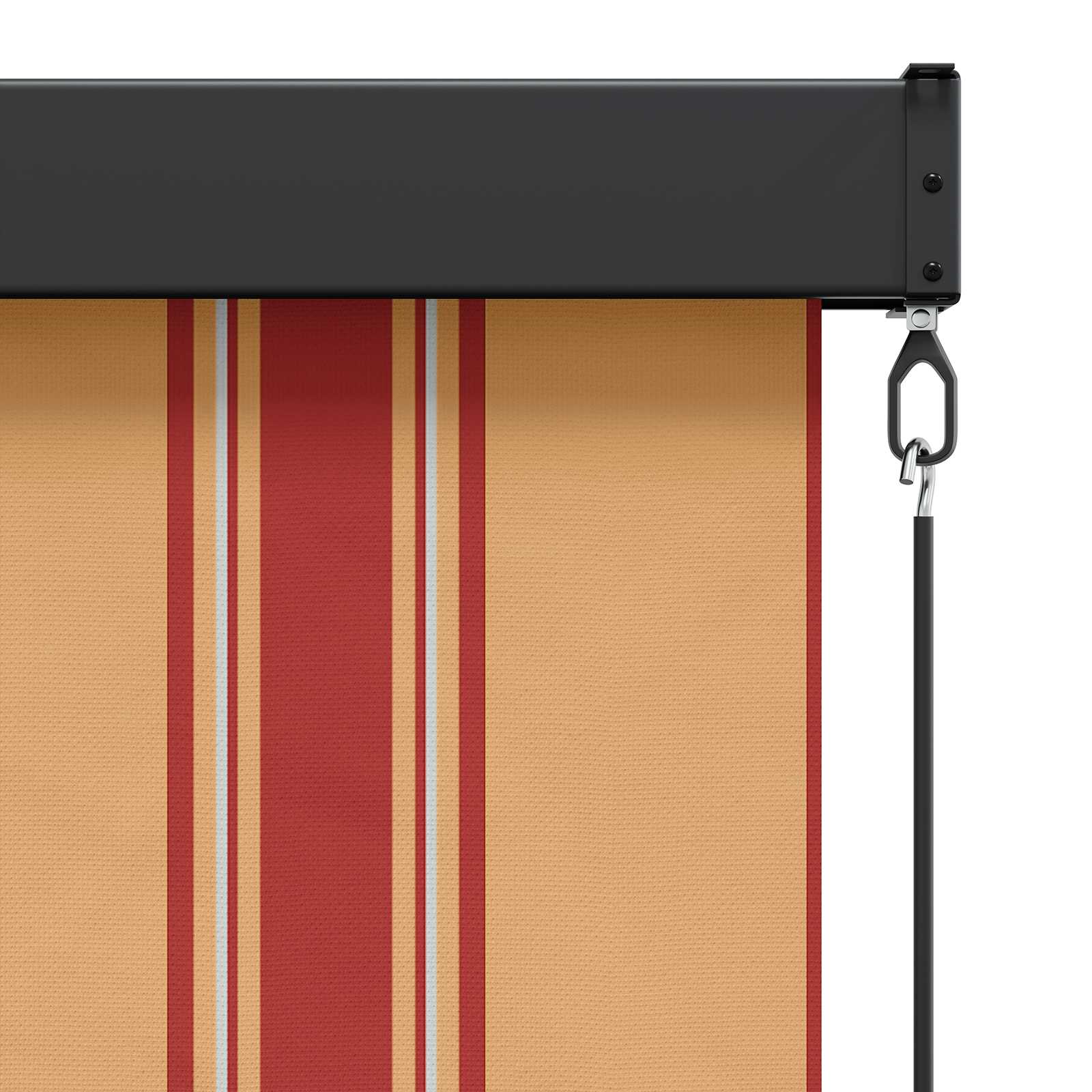 Rullegardin Flerfarvet 180 x 250 cm Stof og Aluminium