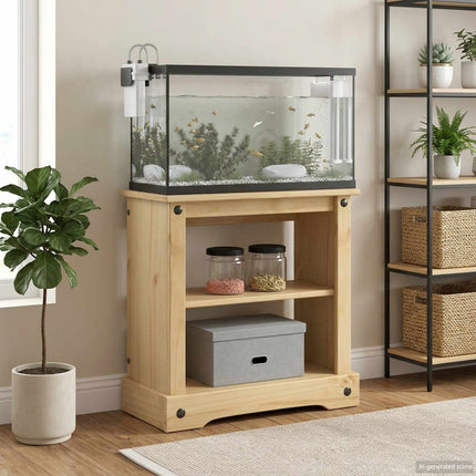 Akvarium stand Corona Brun 60,5 x 30 x 60 cm Massivt fyrretræ