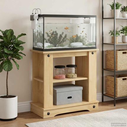 Akvarium stand Corona Brun 60 x 30 x 60 cm Massivt fyrretræ