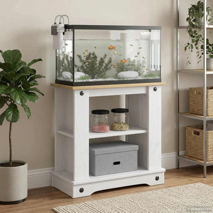 Akvarium stand Corona Hvid og brun 60 x 30 x 60 cm