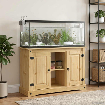Akvarium stand Corona Brun 101,5 x 37 x 73 cm Massivt fyrretræ