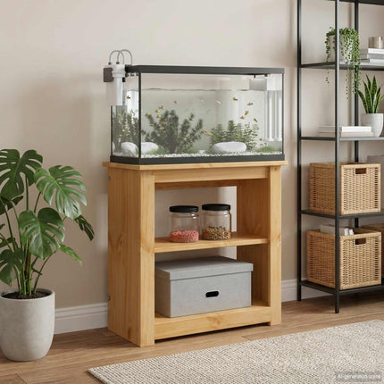 Akvarium stand PANAMA Brun 60 x 30 x 60 cm Massivt fyrretræ