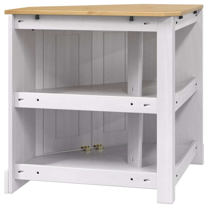 Akvarium stand Corona Hvid 70 x 70 x 73 cm Massivt fyrretræ