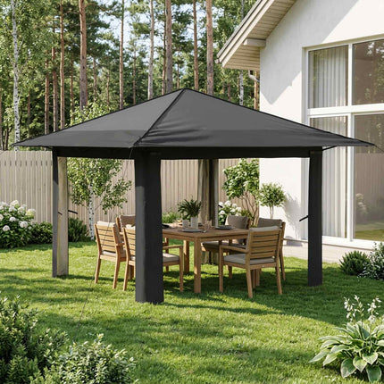Gazebo uden Sider Lysegrå og antracit