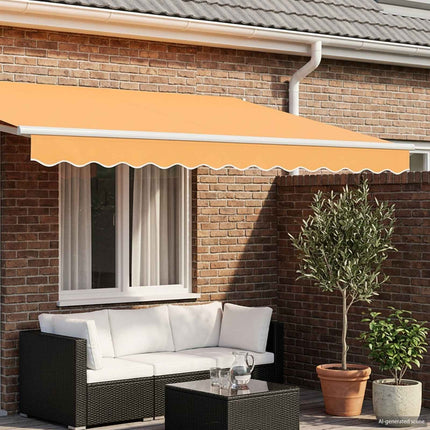 Markise kappa erstatning Sandfarvet 2,5 m Polyester