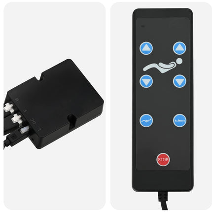 Elektrisk Justerbar Sengetramme Grå 200 x 80 x 33,5 cm Stål