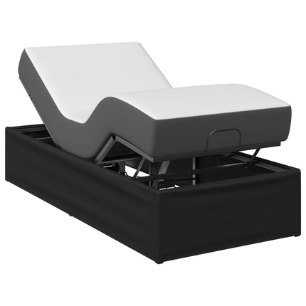 Elektrisk Justerbar Sengetramme Sort 200 x 90 x 33,5 cm Stål