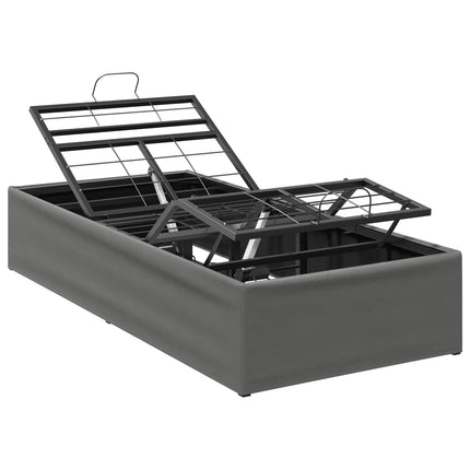 Elektrisk Justerbar Sengetramme Mørkegrå 200 x 90 x 33,5 cm