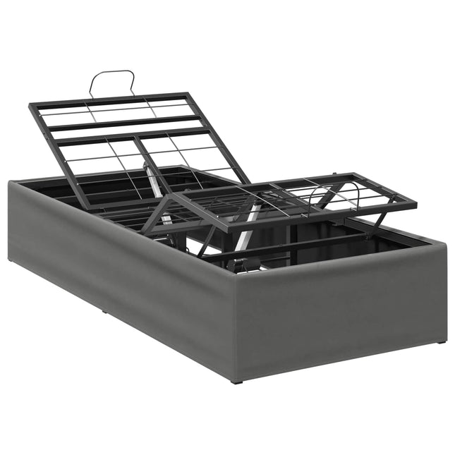 Elektrisk Justerbar Sengetramme Mørkegrå 200 x 90 x 33,5 cm
