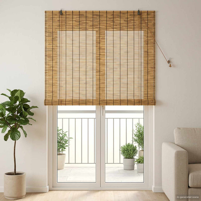 Rullegardin Brun 120 x 220 cm Rør