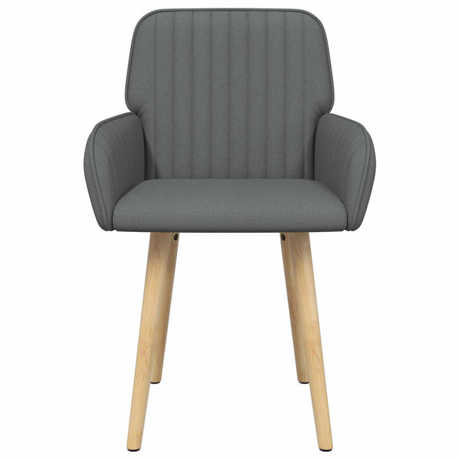 Spisestole 2 pcs Stof Mørkegrå 56,5 x 50 x 87,5 cm