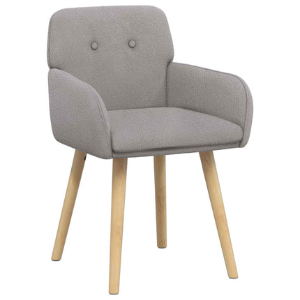 Spisestole 2 pcs Bouclé Lysegrå 59 x 56 x 86 cm
