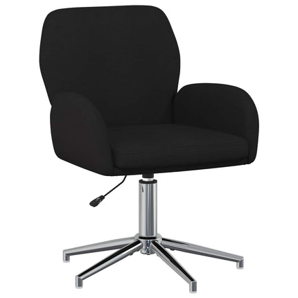 Svingbar skrivebordsstol 54 x 58 x 90 cm Sort Stof