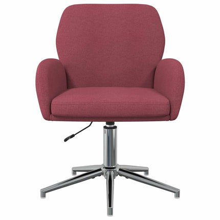 Svingbar skrivebordsstol 54 x 58 x 90 cm Vinrød Stof