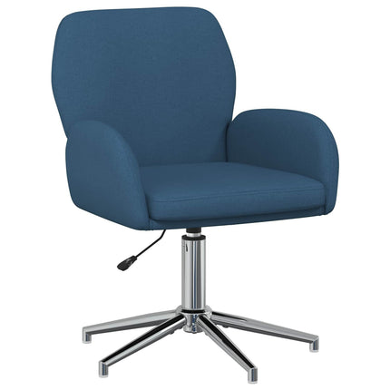 Svingbar skrivebordsstol Stof 54 x 58 x 90 cm Blå