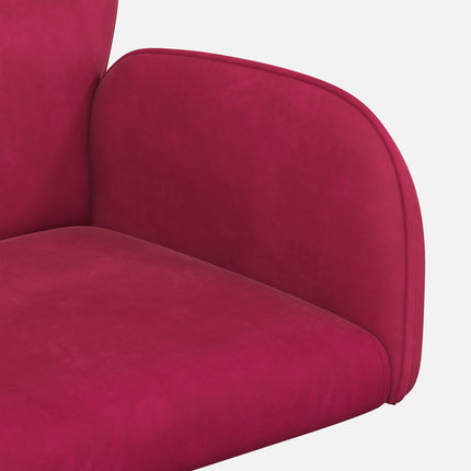 Svingbar skrivebordsstol Vinrød 54 x 55 x 90 cm Velour