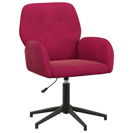 Svingbar skrivebordsstol Vinrød 54 x 55 x 90 cm Velour