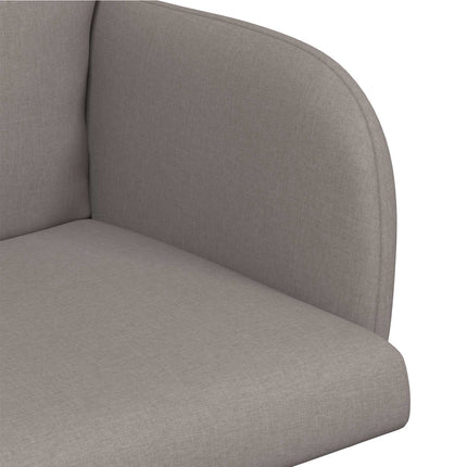 Spisestole 2 stk. Stof Gråbrun 60 x 56 x 96 cm
